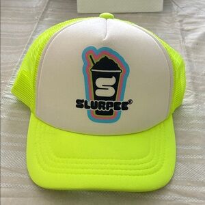 Slurpee Neon Yellow Trucker Hat